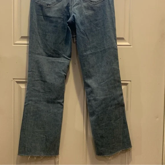 PAIGE Atley Ankle Flare Floretta Deconstructed Raw Hem Distressed Jeans $229.00 - Picture 11 of 14